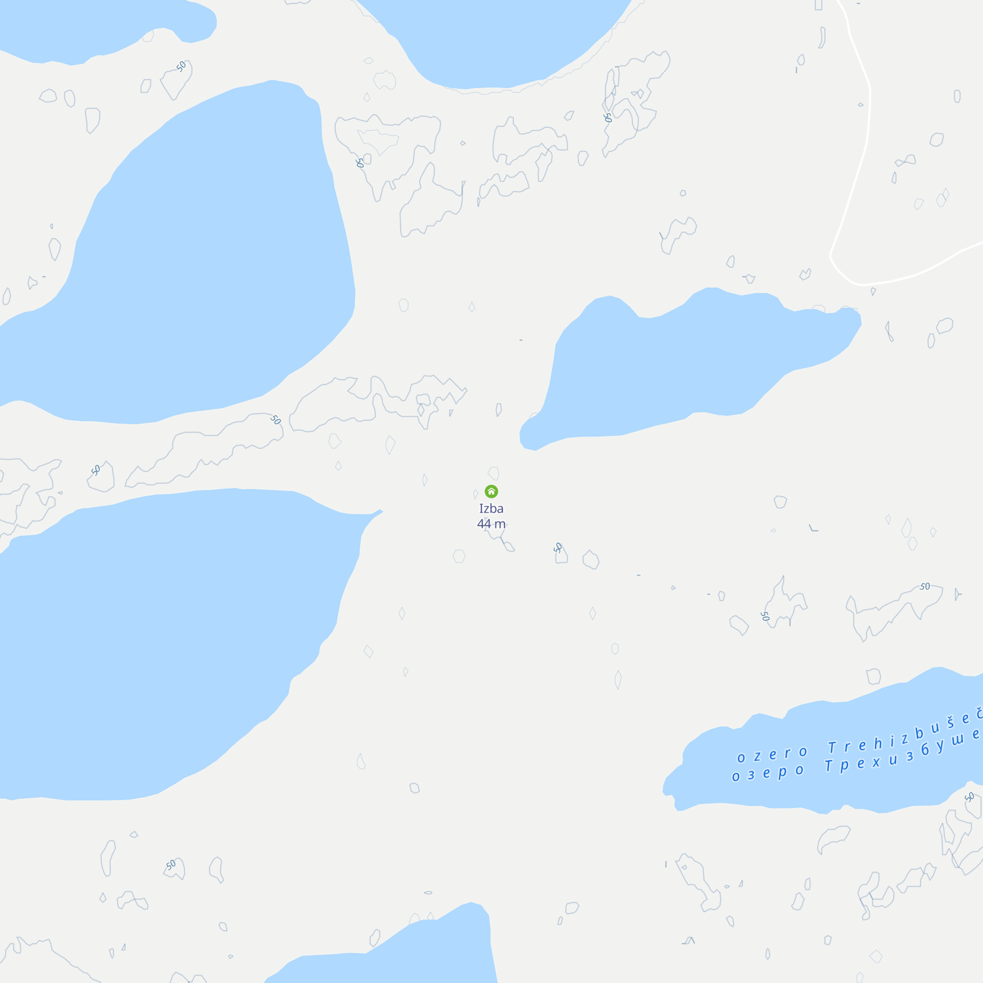 Izba map