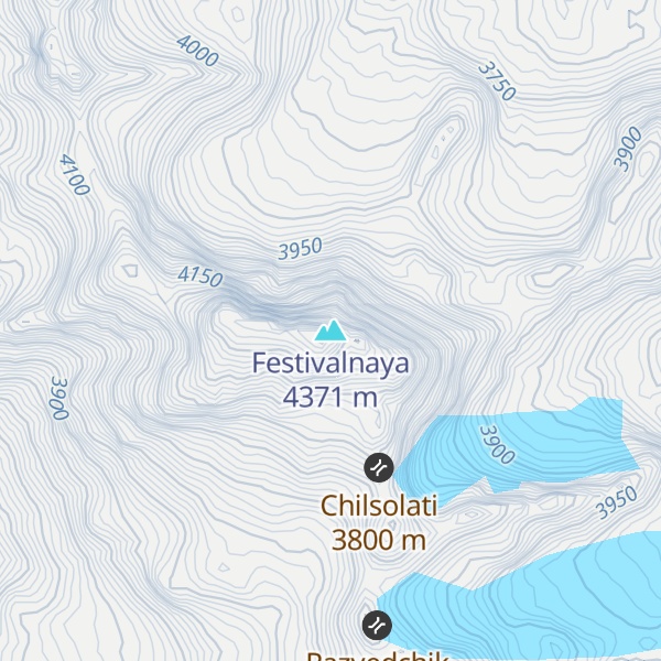 Map of Festivalnaya