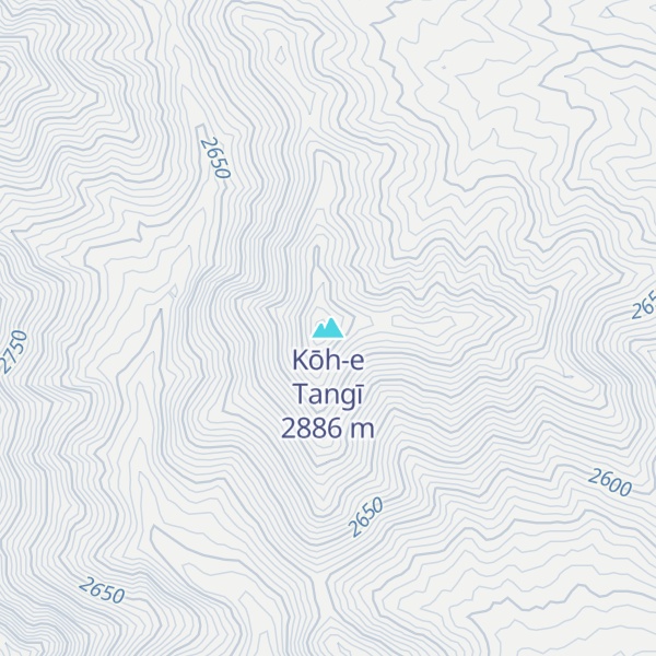 Map of Kōh-e Tangī