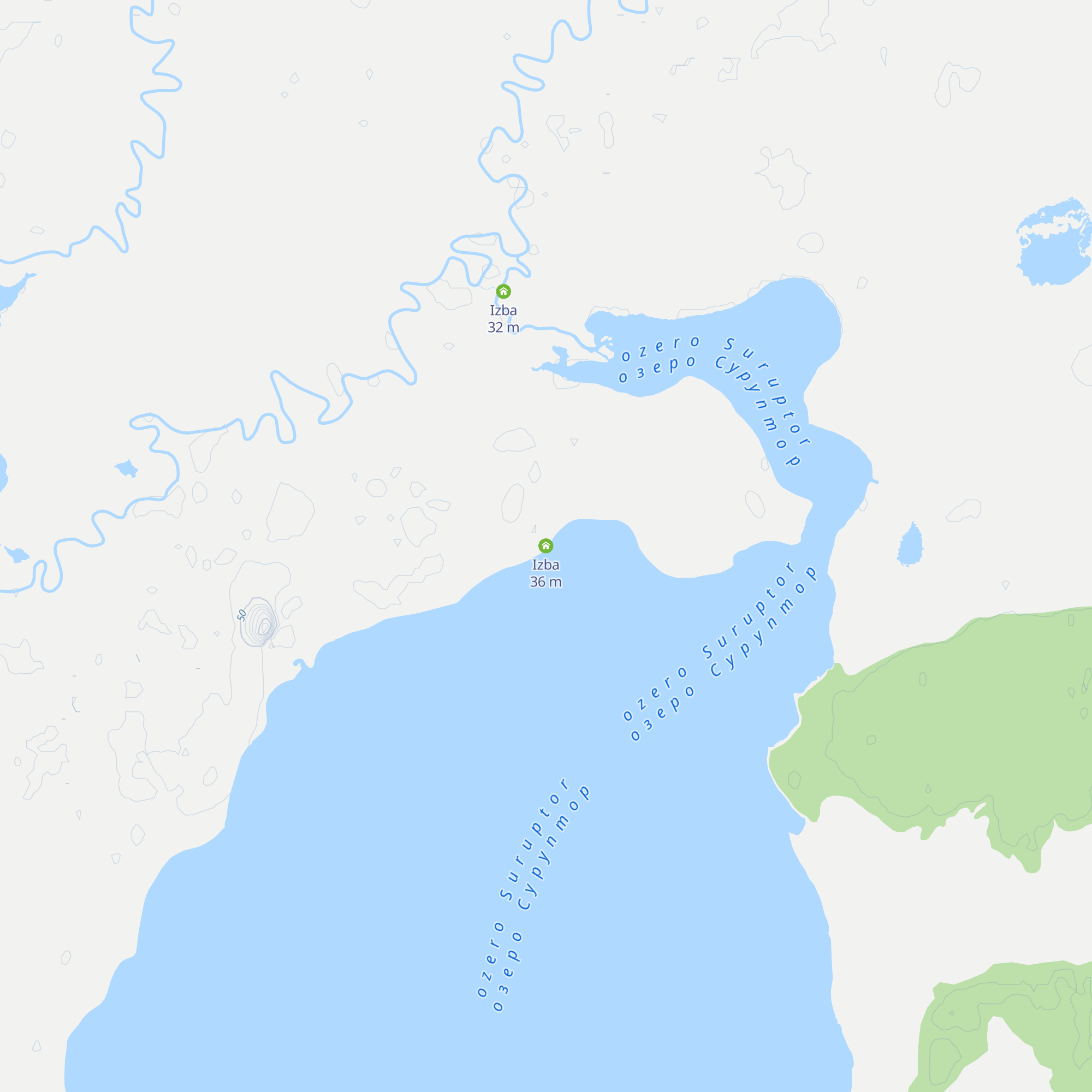 Izba map