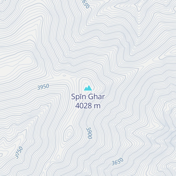 Map of Spīn Ghar