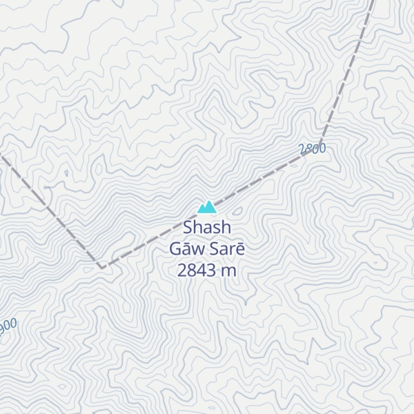 Map of Shash Gāw Sarē