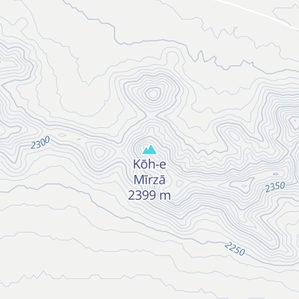 Map of Kōh-e Mīrzā