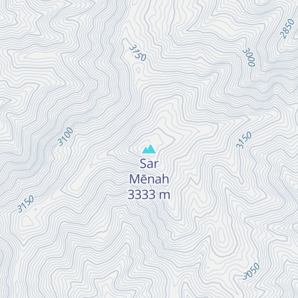 Map of Sar Mēnah