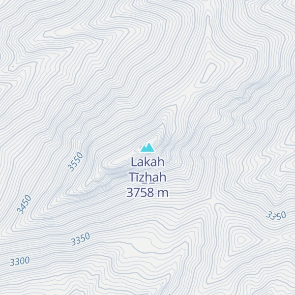 Map of Lakah Tīz̲h̲ah