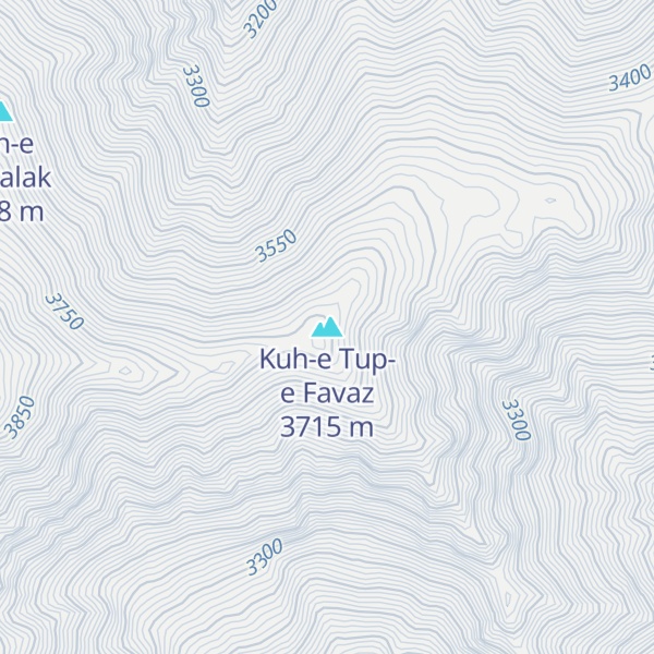 Map of Kuh-e Tup-e Favaz