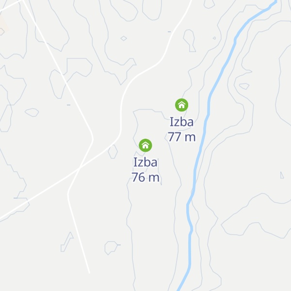 Map of Izba