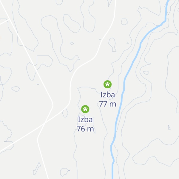 Map of Izba