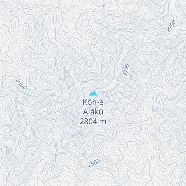 Map of Kōh-e Alākū