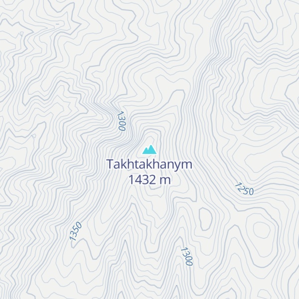 Map of Takhtakhanym