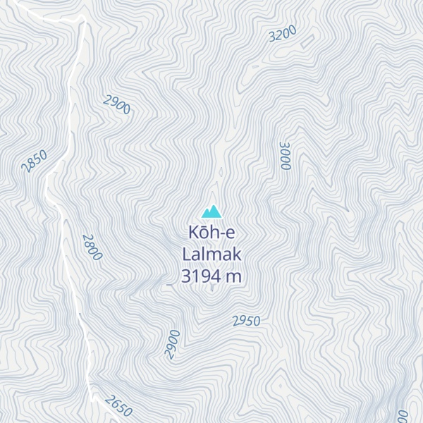 Map of Kōh-e Lalmak