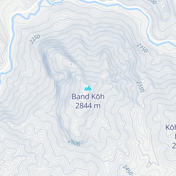 Map of Band Kōh
