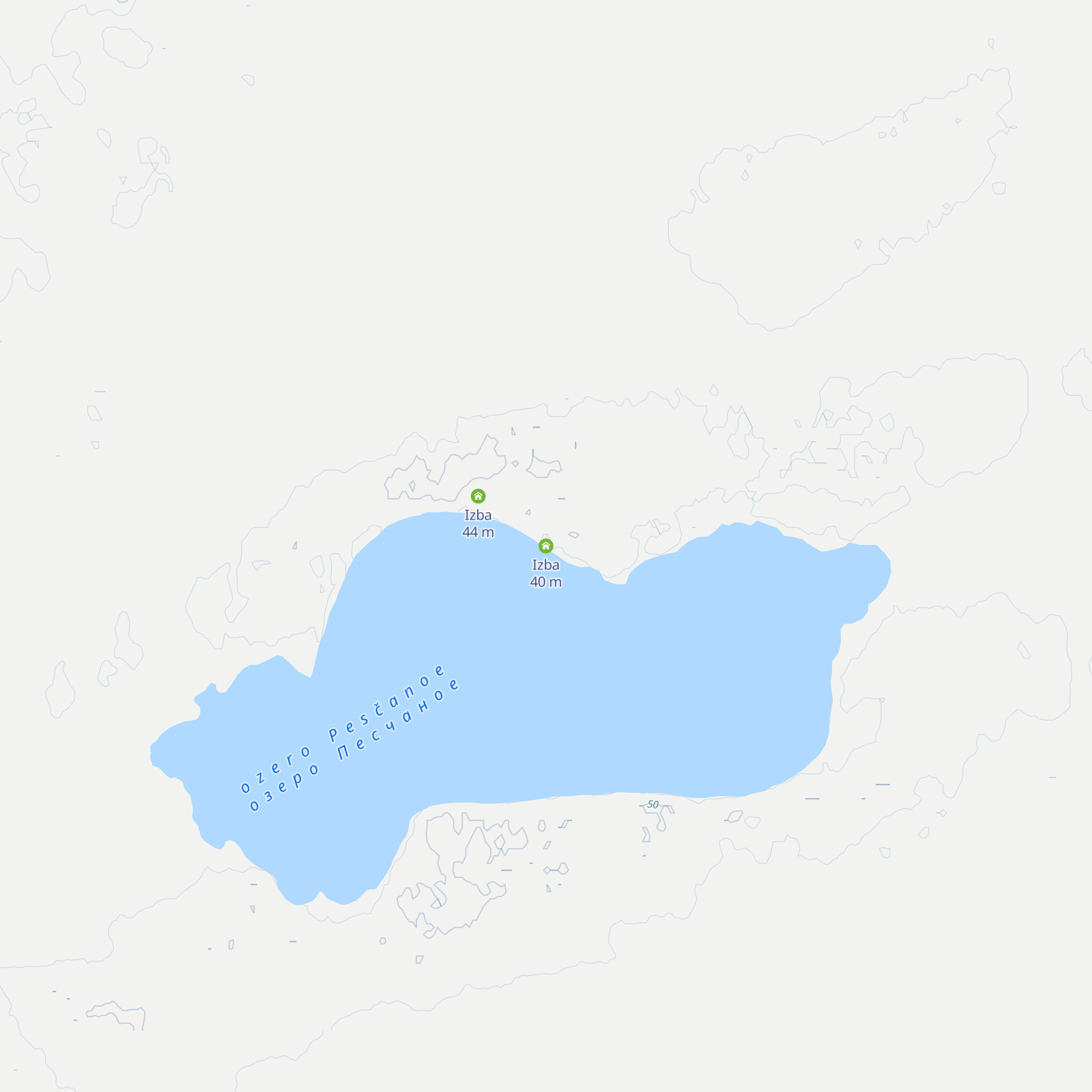 Izba map