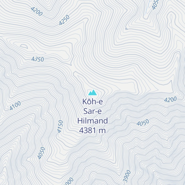 Map of Kōh-e Sar-e Hilmand