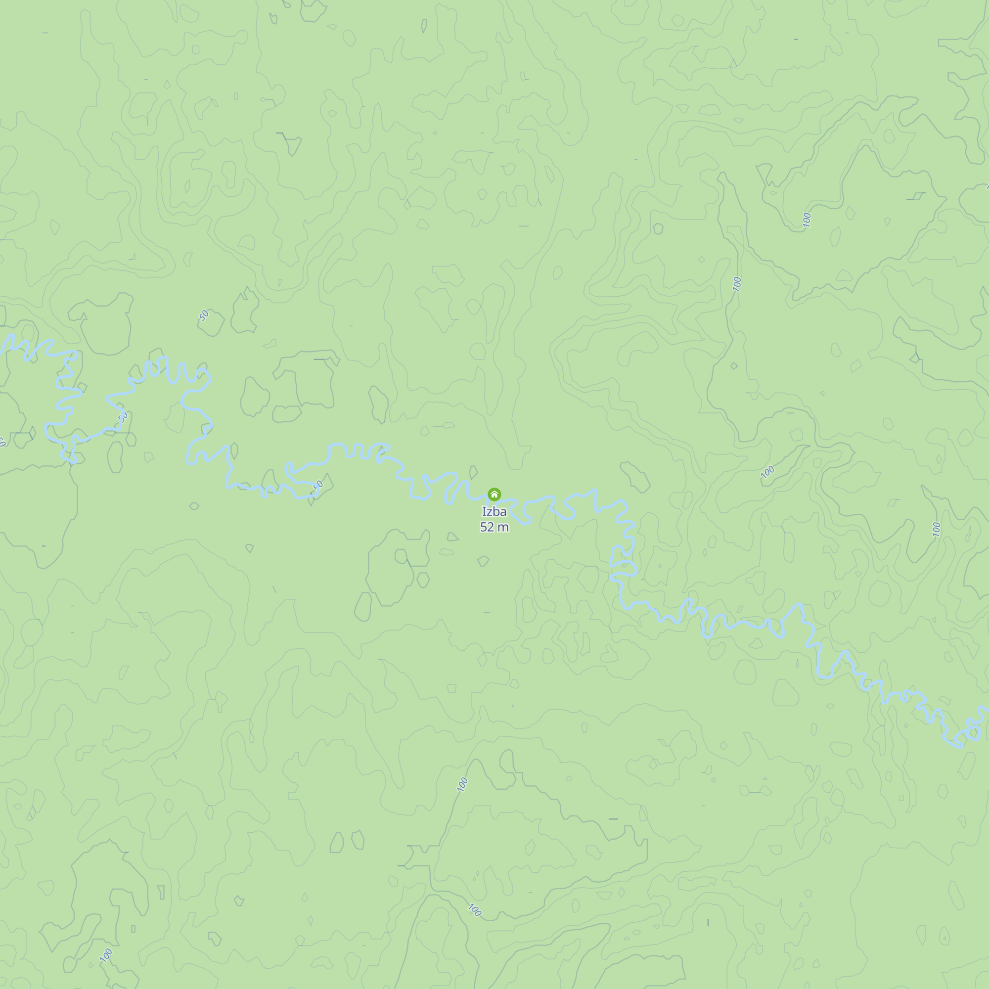 Izba map