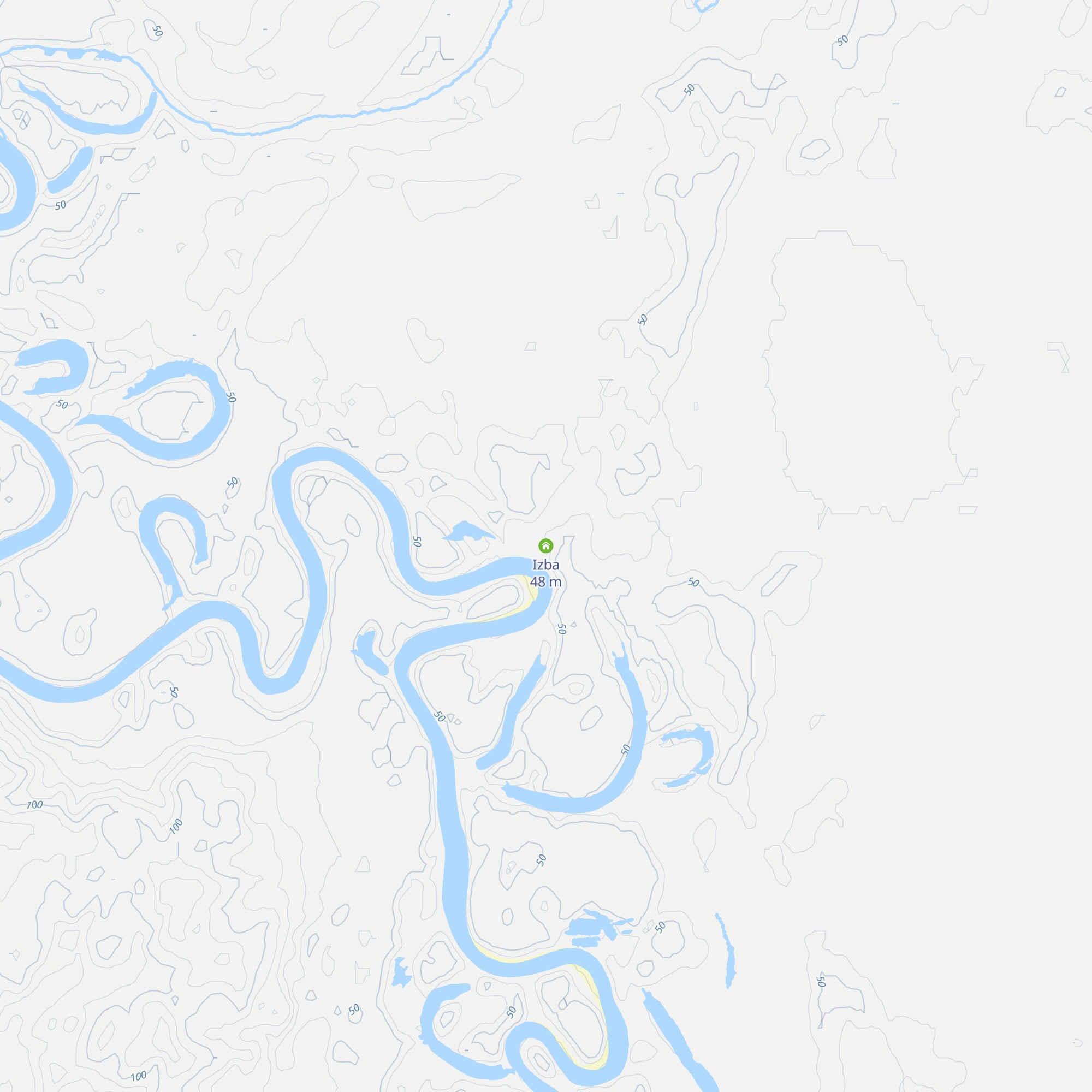 Izba map