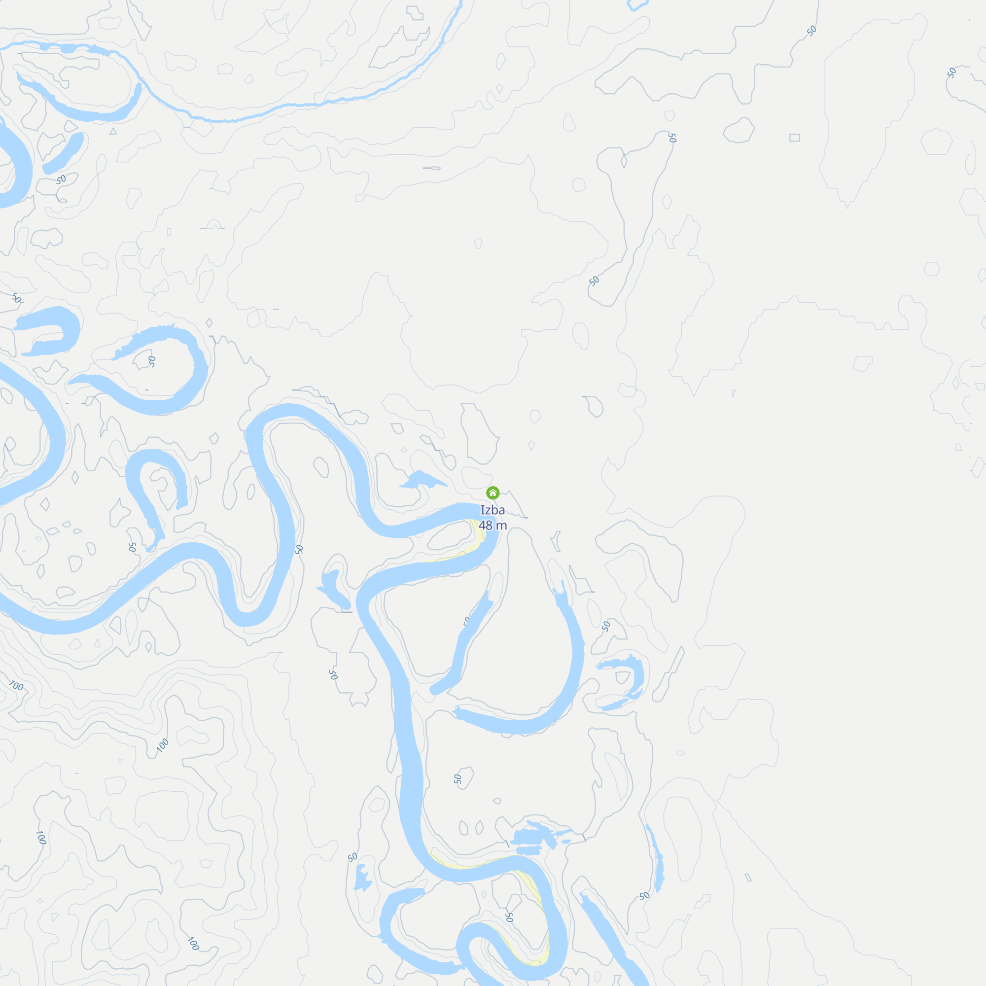 Izba map