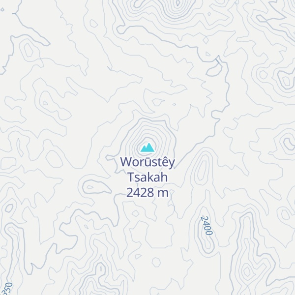Map of Worūstêy Tsakah