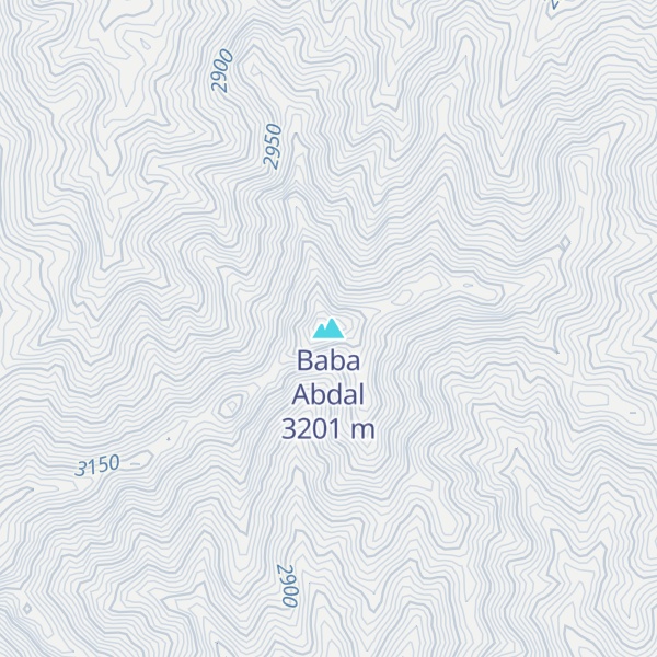 Map of Baba Abdal