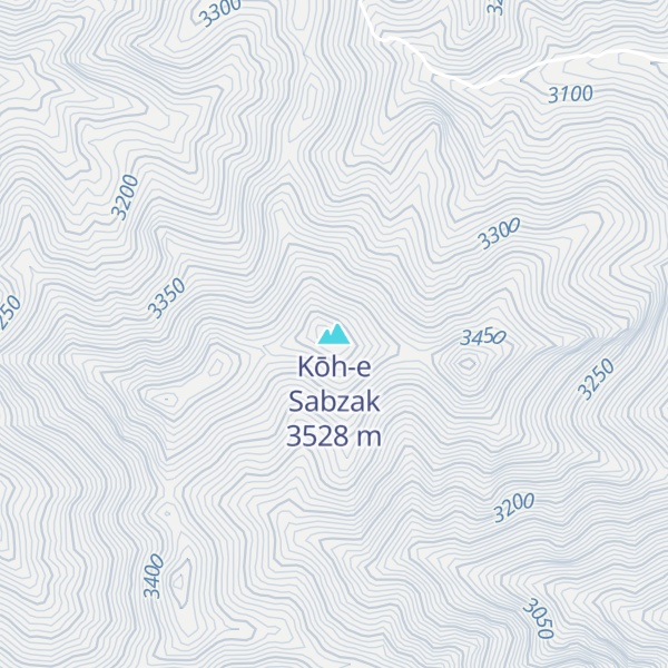 Map of Kōh-e Sabzak