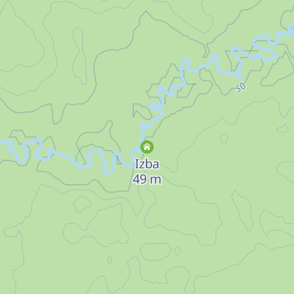 Map of Izba
