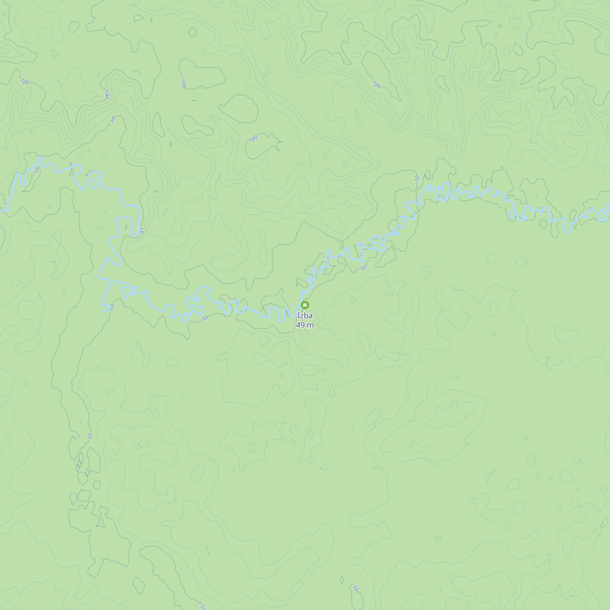 Izba map