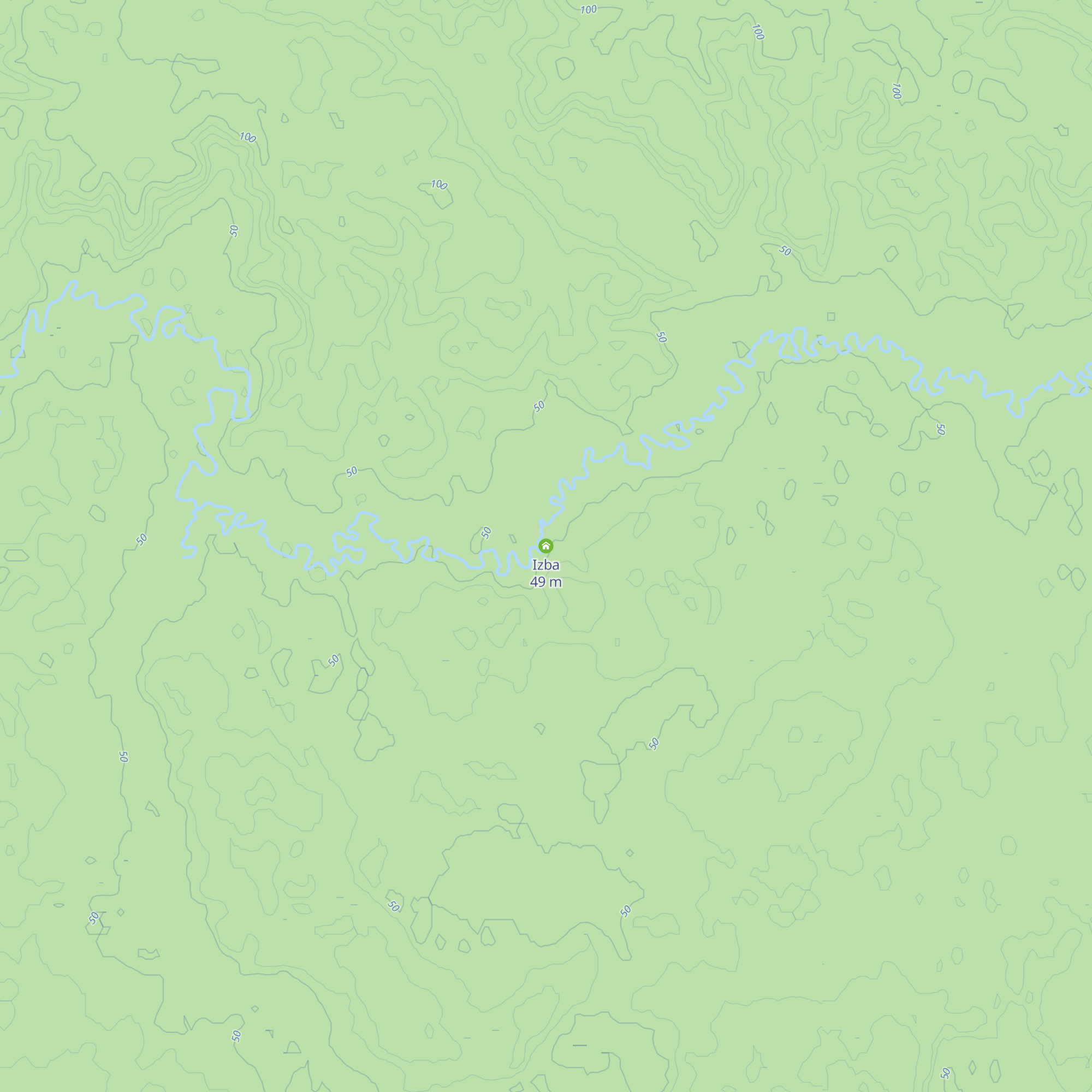 Izba map
