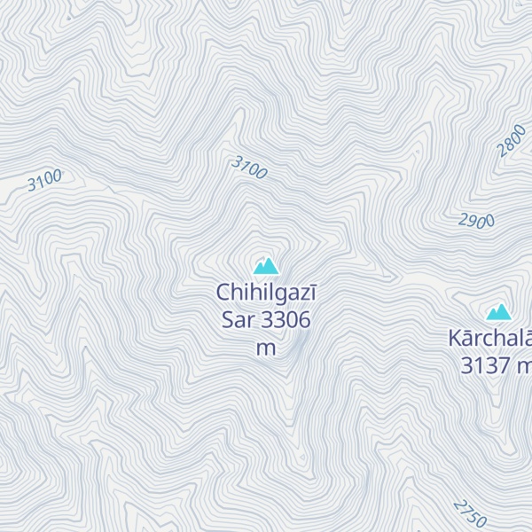 Map of Chihilgazī Sar