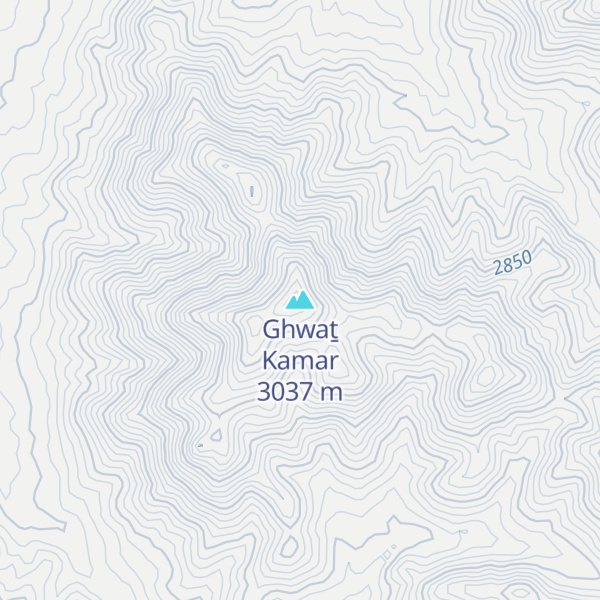 Map of Ghwaṯ Kamar