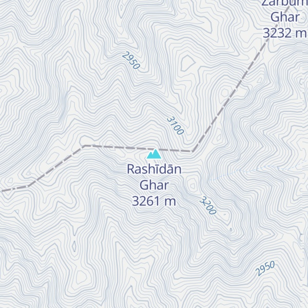 Map of Rashīdān Ghar