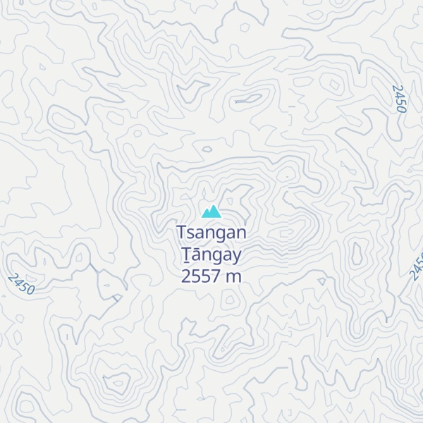 Map of Tsangan Ṯāngay