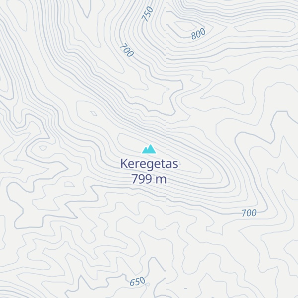 Map of Keregetas