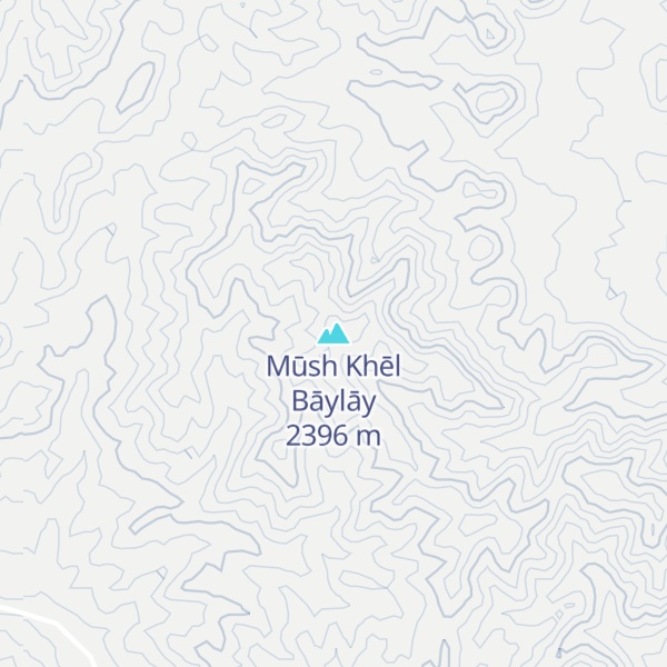 Map of Mūsh Khēl Bāylāy