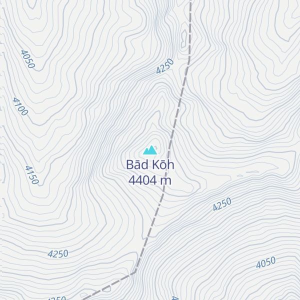 Map of Bād Kōh