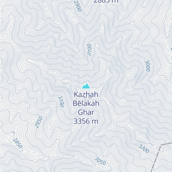 Map of Kaz̲h̲ah Bēlakah Ghar