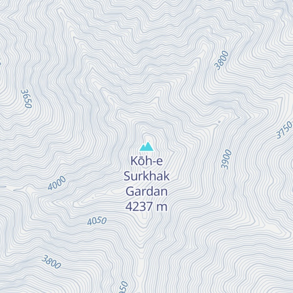 Map of Kōh-e Surkhak Gardan