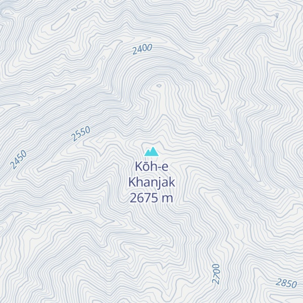 Map of Kōh-e Khanjak