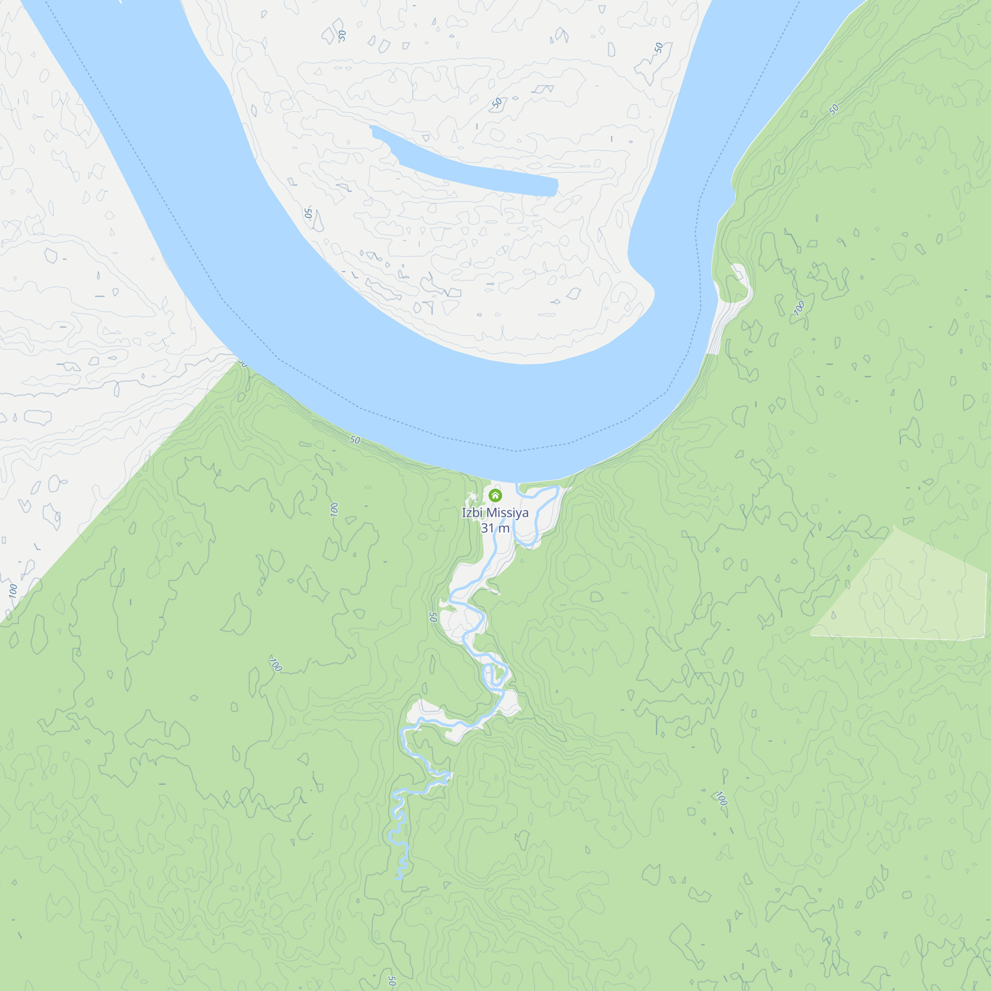 Izbi Missiya map