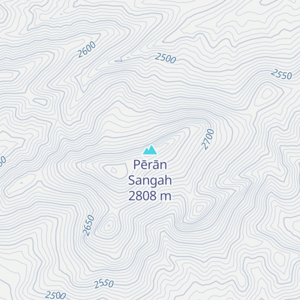 Map of Pērān Sangah