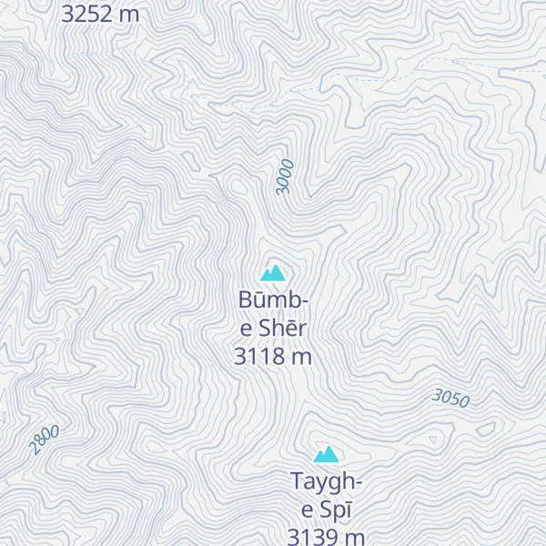 Map of Būmb-e Shēr