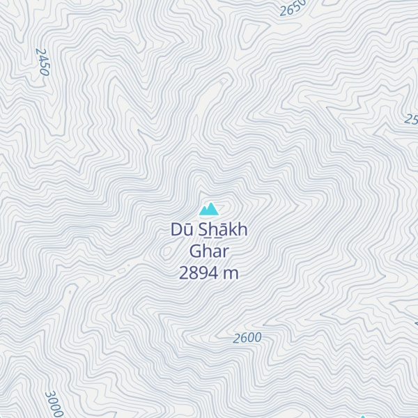 Map of Dū S̲h̲ākh Ghar