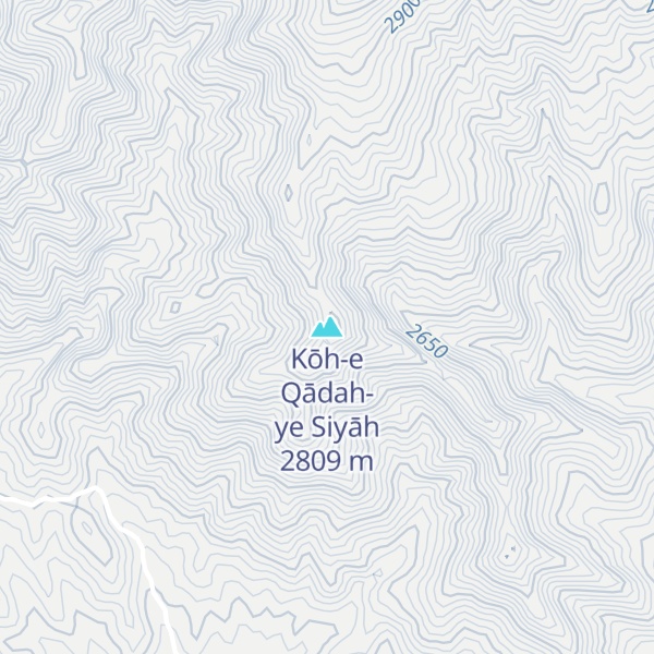 Map of Kōh-e Qādah-ye Siyāh
