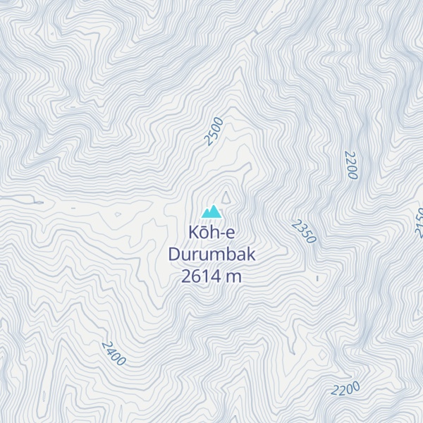 Map of Kōh-e Durumbak