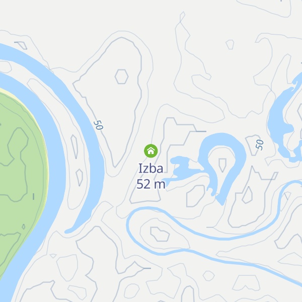 Map of Izba