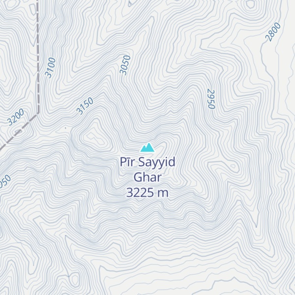 Map of Pīr Sayyid Ghar