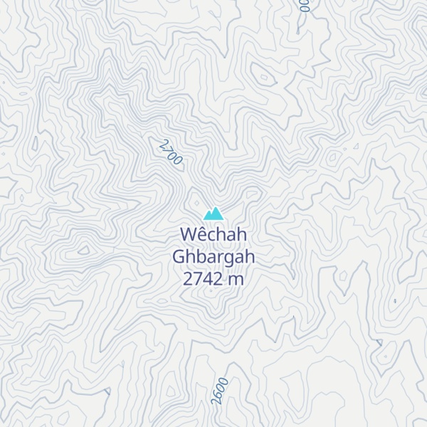 Map of Wêchah Ghbargah