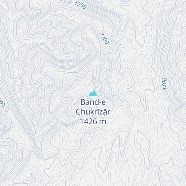 Map of Band-e Chukrīzār