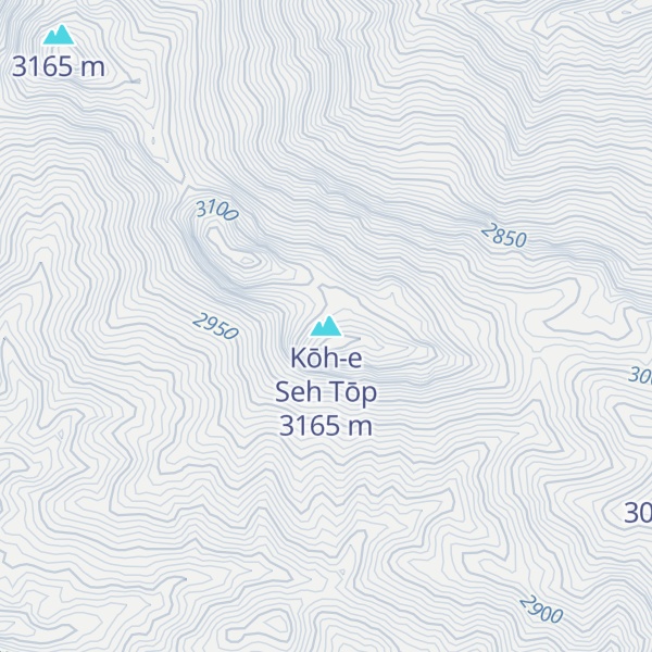 Map of Kōh-e Seh Tōp