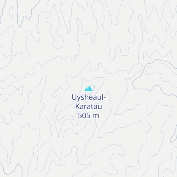 Map of Uysheaul-Karatau