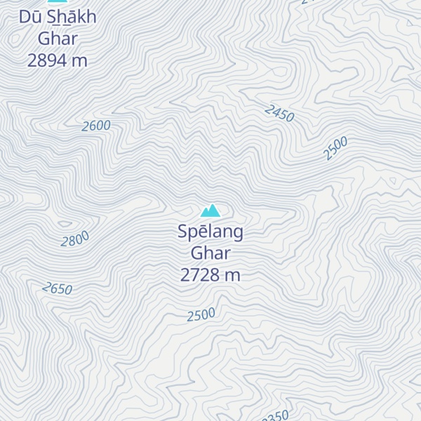 Map of Spēlang Ghar